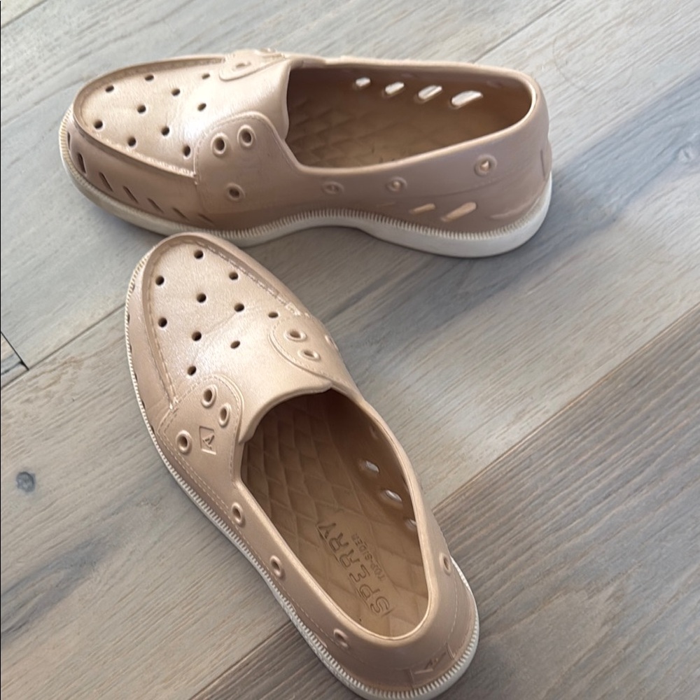 Sperry Rose Gold Slip-On Sneakers